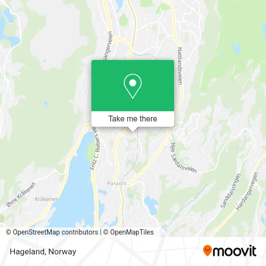 Hageland map