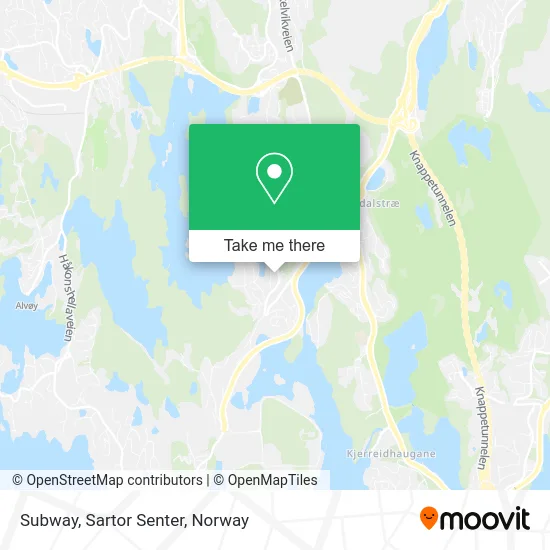 Subway, Sartor Senter map