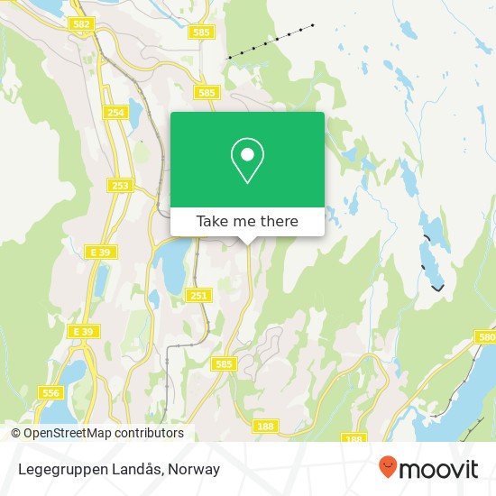 Legegruppen Landås map