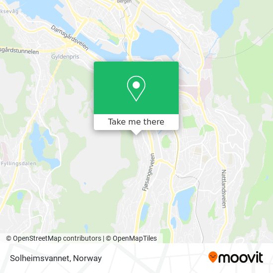 Solheimsvannet map