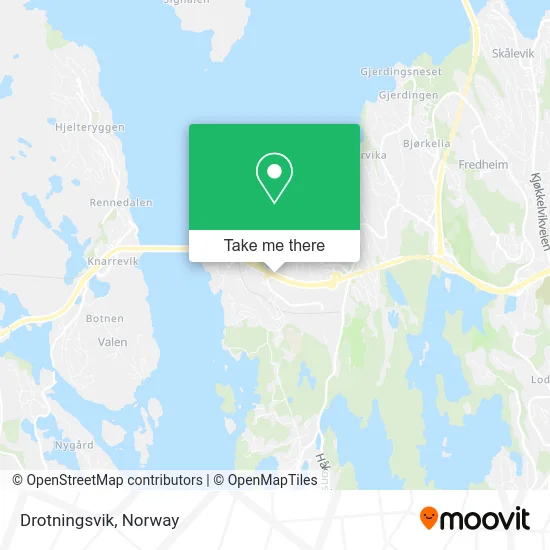 Drotningsvik map