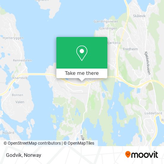 Godvik map