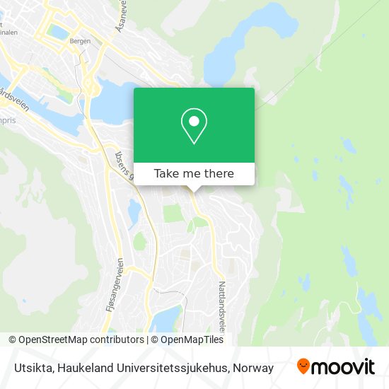 Utsikta, Haukeland Universitetssjukehus map