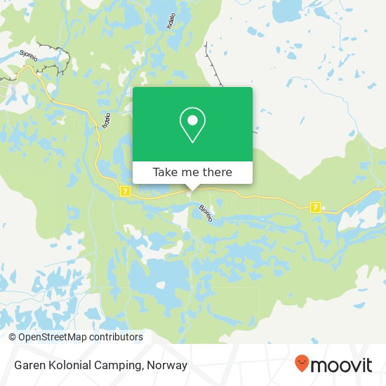 Garen Kolonial Camping map