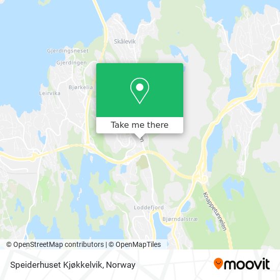 Speiderhuset Kjøkkelvik map