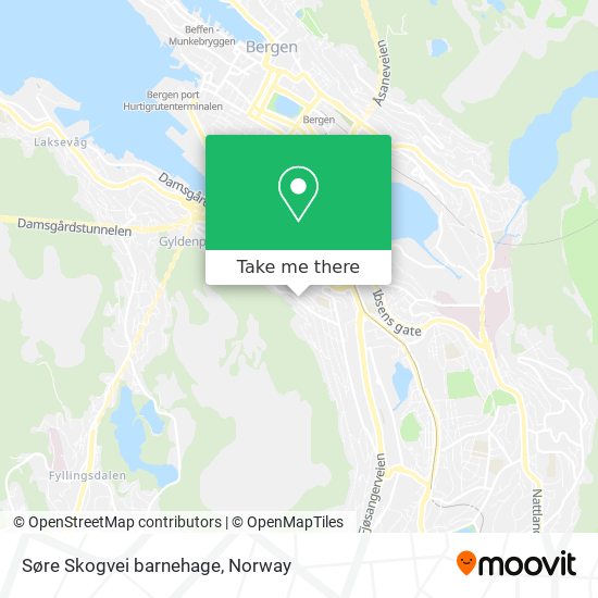 Søre Skogvei barnehage map