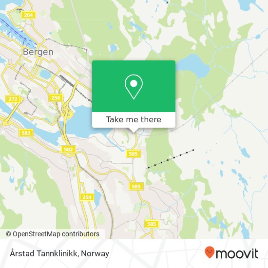 Årstad Tannklinikk map