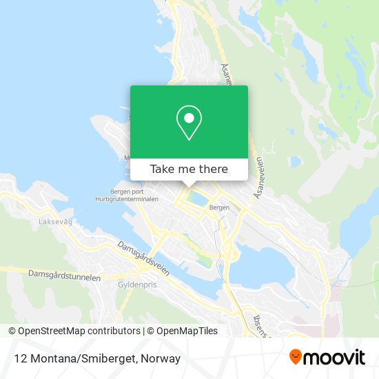 12 Montana/Smiberget map