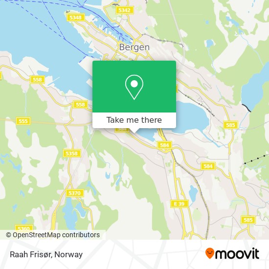 Raah Frisør map