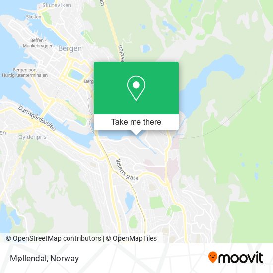 Møllendal map