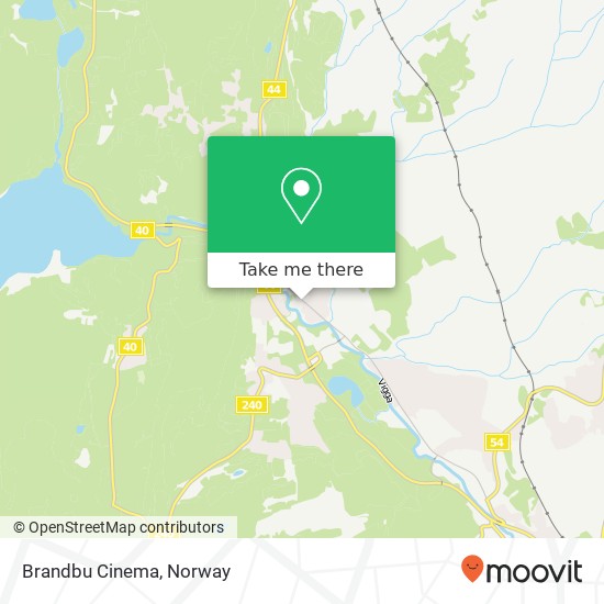 Brandbu Cinema map