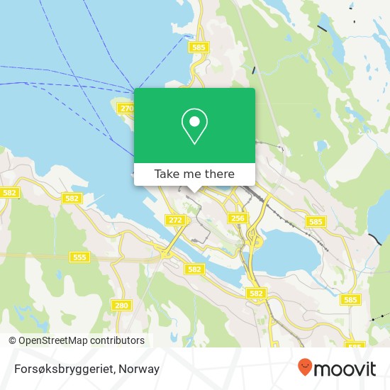 Forsøksbryggeriet map