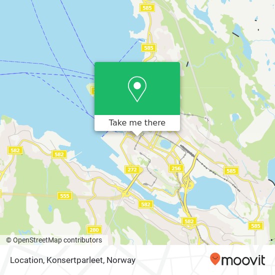Location, Konsertparleet map