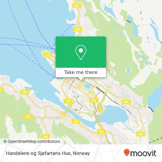 Handelens og Sjøfartens Hus map