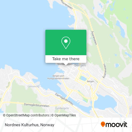 Nordnes Kulturhus map