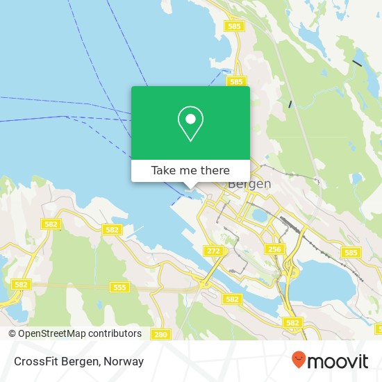 CrossFit Bergen map