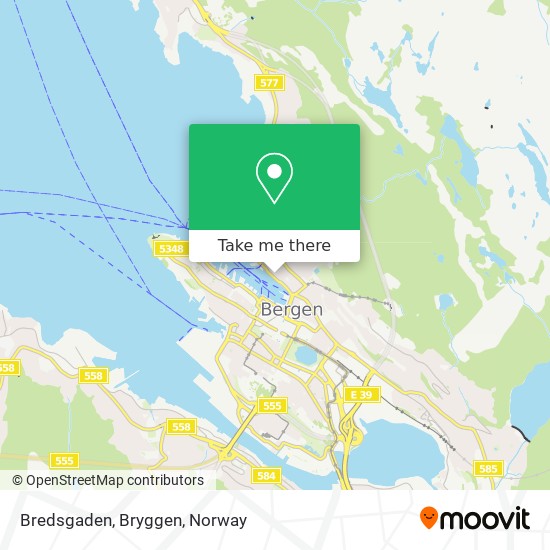 Bredsgaden, Bryggen map