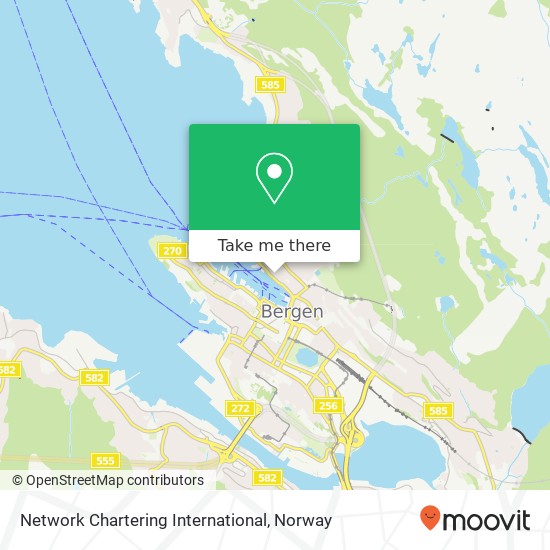 Network Chartering International map