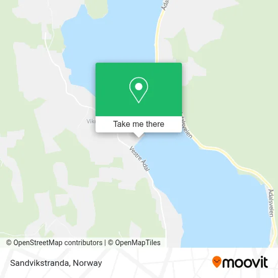 Sandvikstranda map