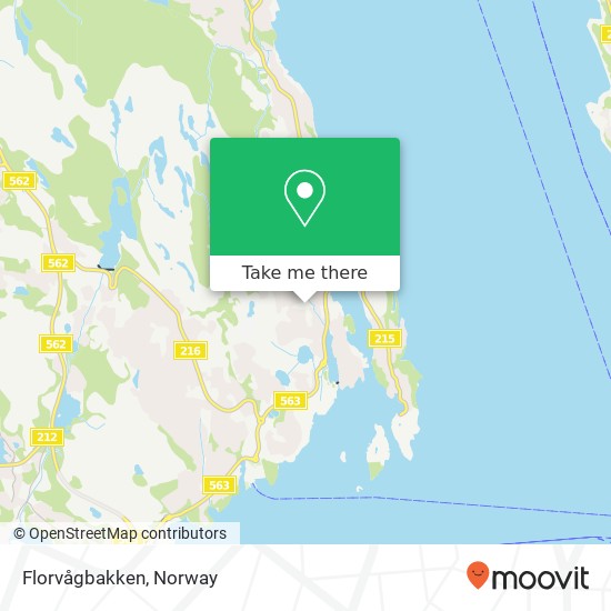 Florvågbakken map