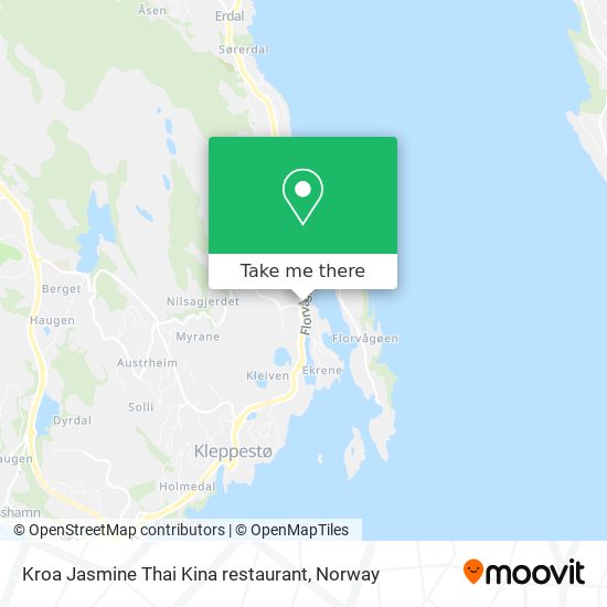 Kroa Jasmine Thai Kina restaurant map