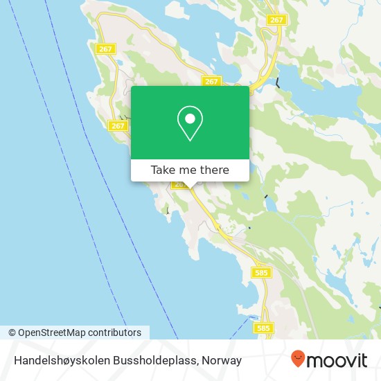 Handelshøyskolen Bussholdeplass map