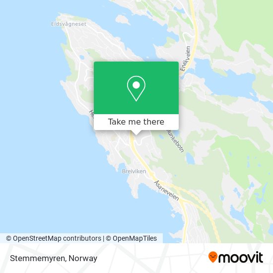 Stemmemyren map