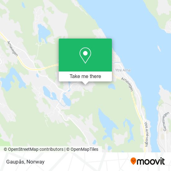 Gaupås map
