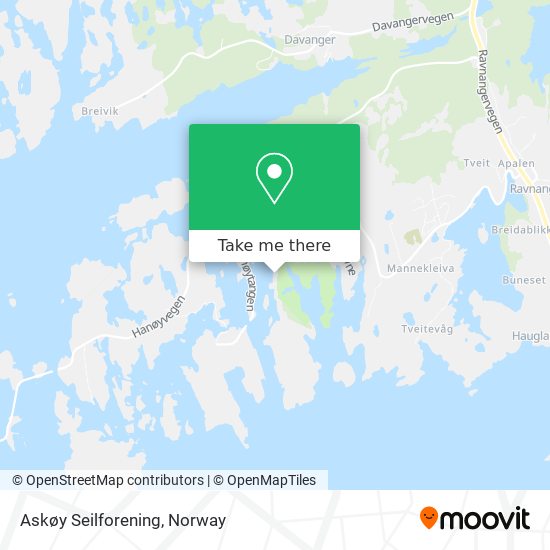 Askøy Seilforening map