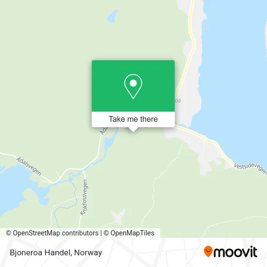 Bjoneroa Handel map