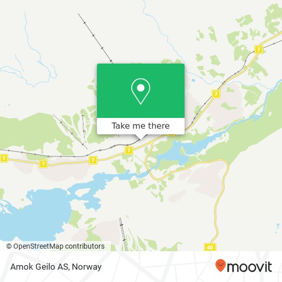 Amok Geilo AS map