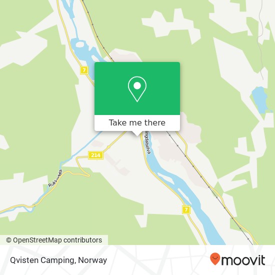 Qvisten Camping map