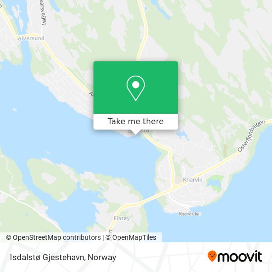 Isdalstø Gjestehavn map