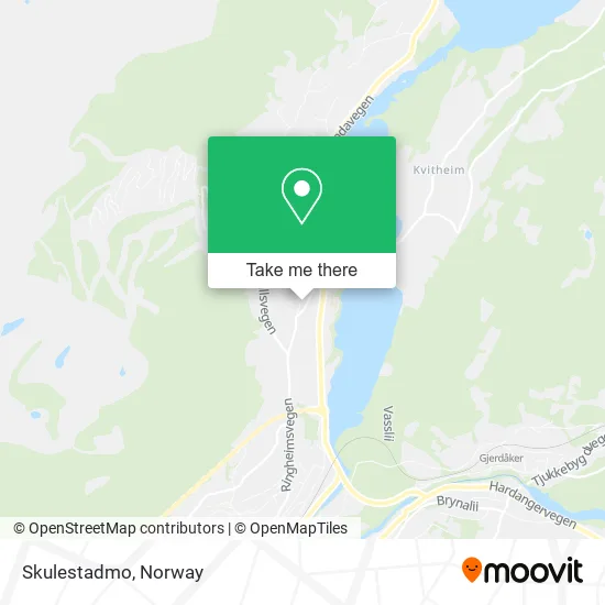 Skulestadmo map