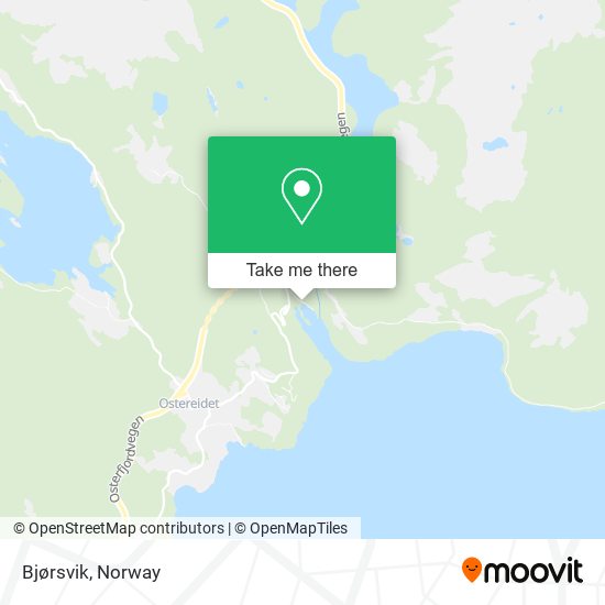 Bjørsvik map