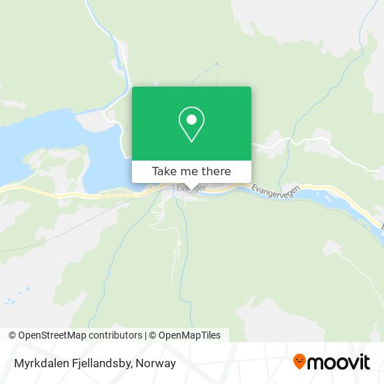 Myrkdalen Fjellandsby map