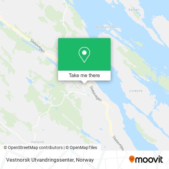 Vestnorsk Utvandringssenter map