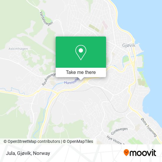 Jula, Gjøvik map