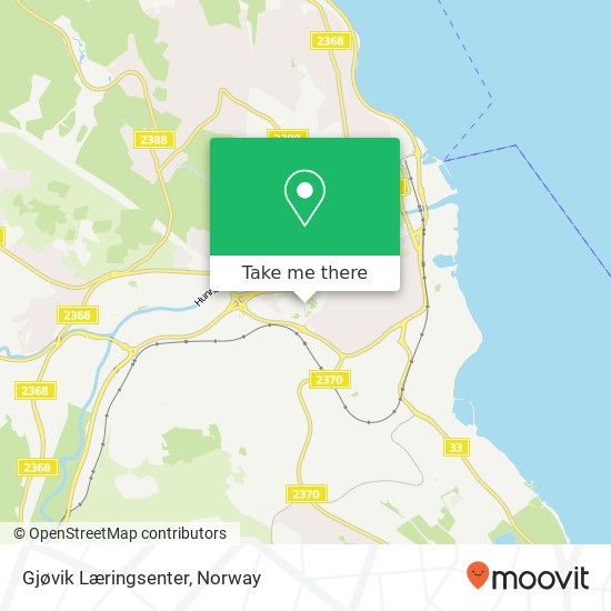 Gjøvik Læringsenter map