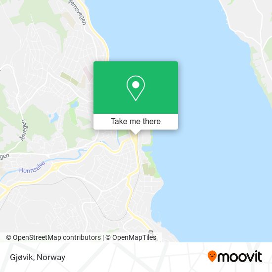 Gjøvik map