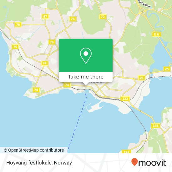 Höyvang festlokale map