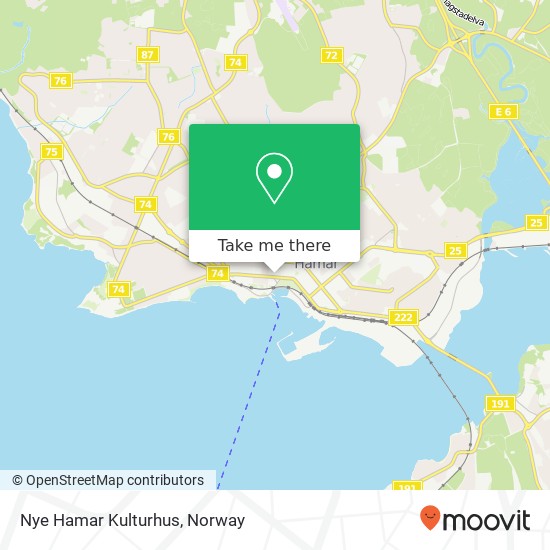Nye Hamar Kulturhus map