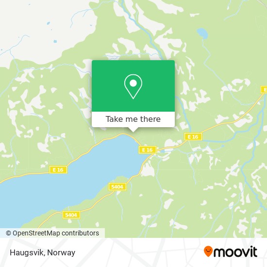 Haugsvik map
