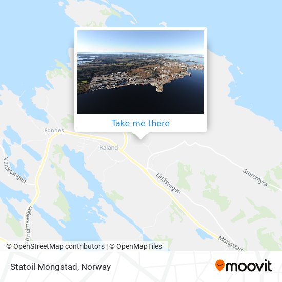 Statoil Mongstad map