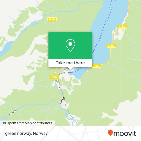 green norway map