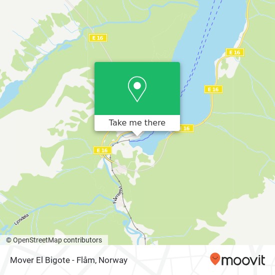 Mover El Bigote - Flåm map
