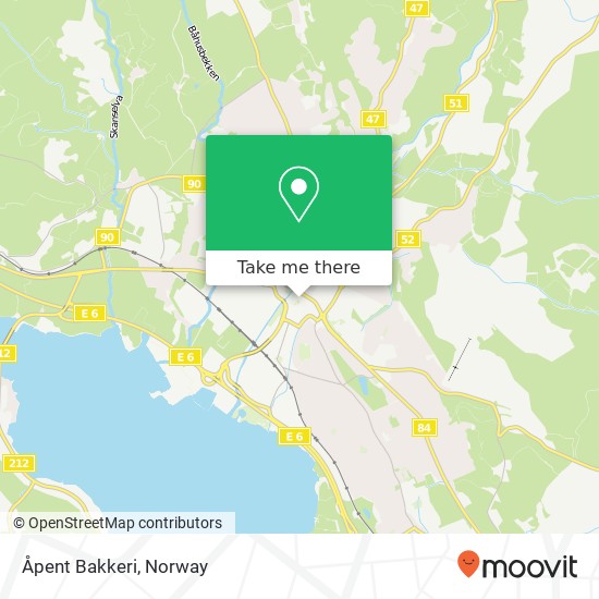 Åpent Bakkeri map