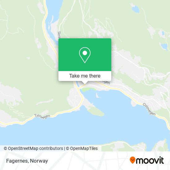 Fagernes map