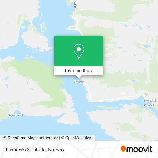 Eivindvik/Sollibotn map
