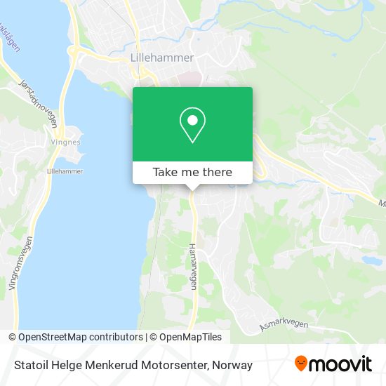 Statoil Helge Menkerud Motorsenter map